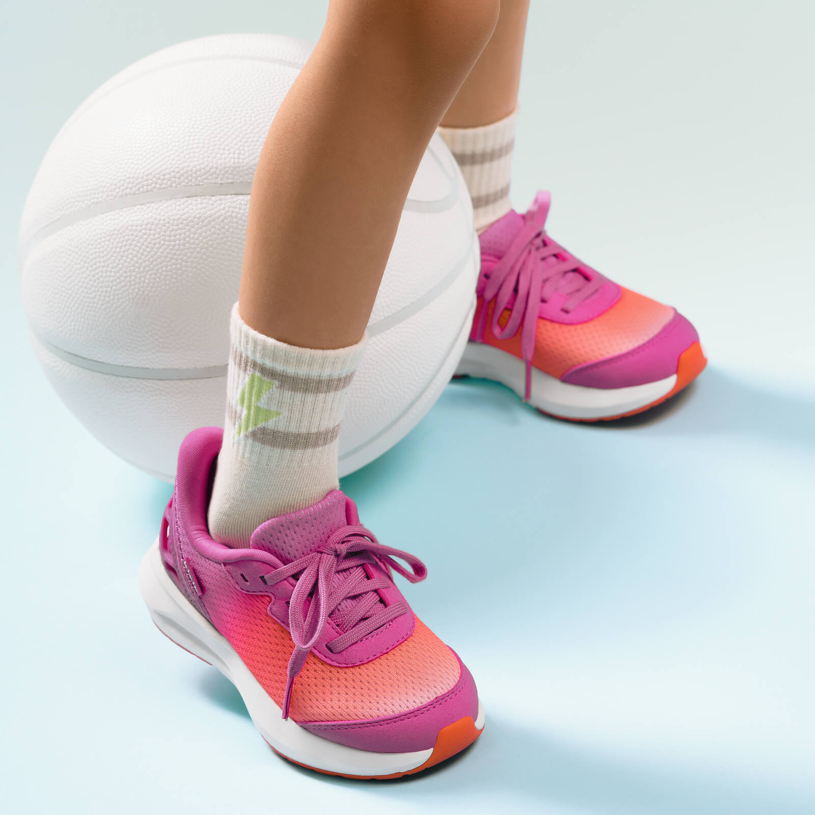 Kids Athens 2 - Fiery Coral/Rose Violet