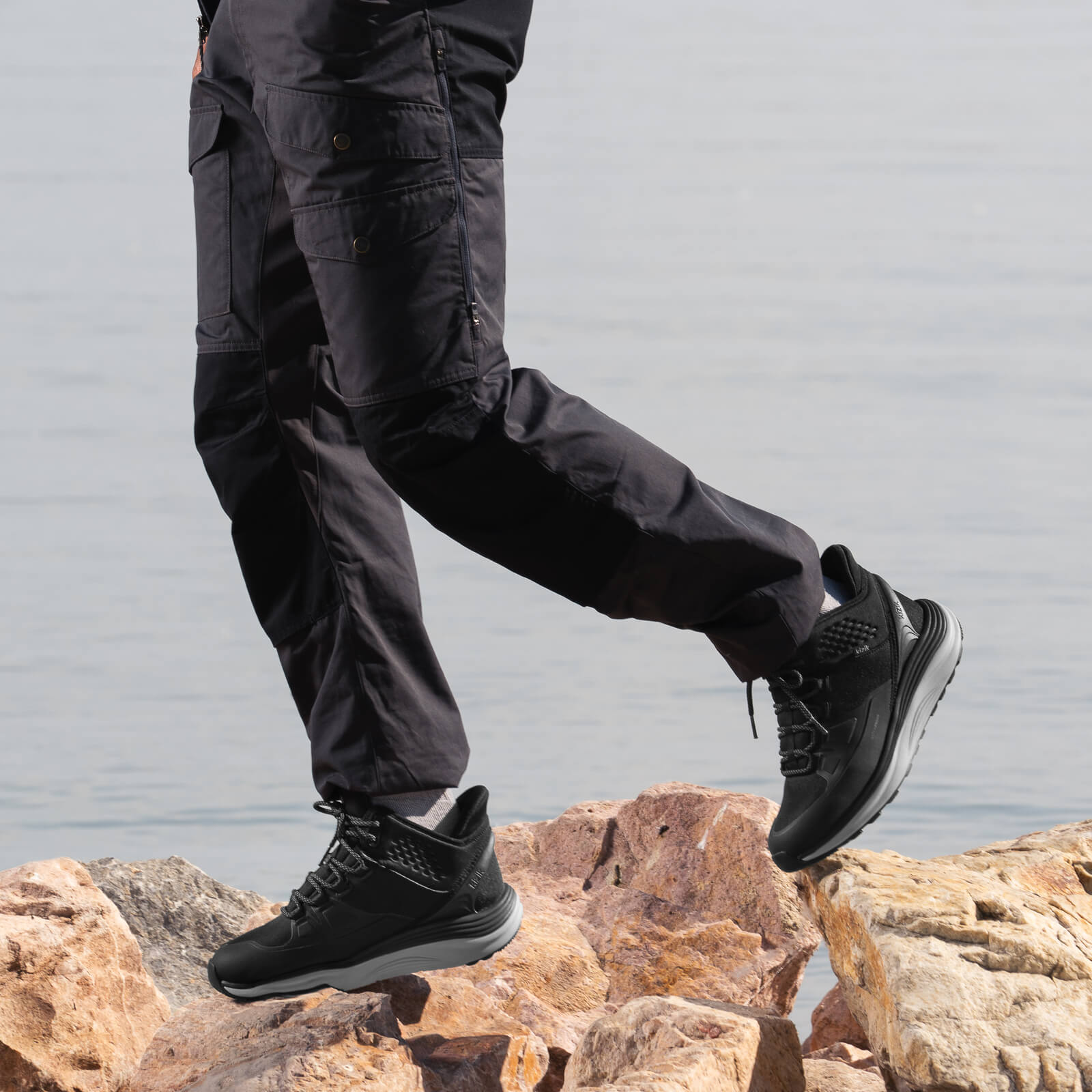 Men's London AT Mid Waterproof - Black/Alloy