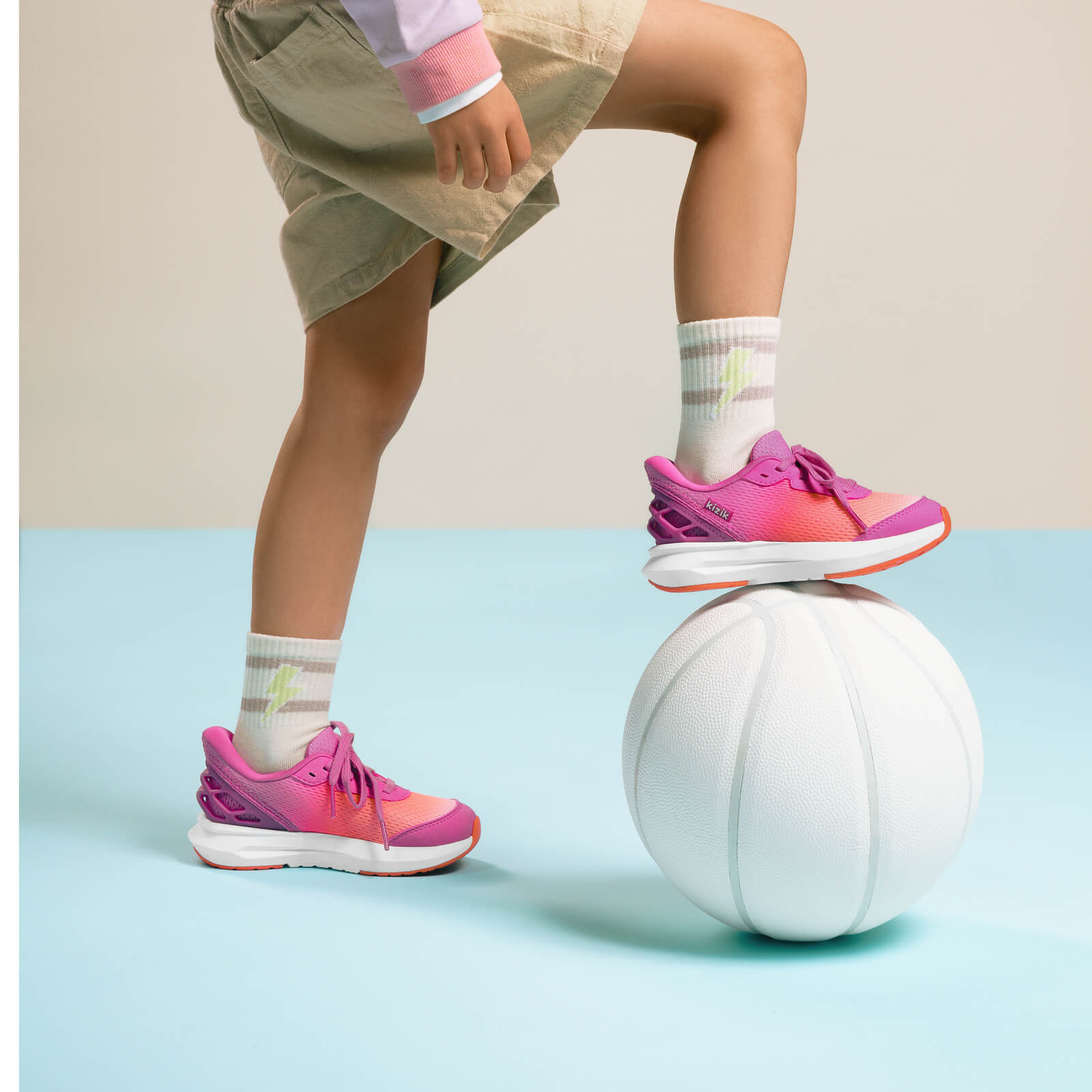 Kids Athens 2 - Fiery Coral/Rose Violet